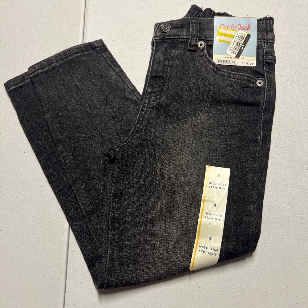 Cat and Jack Black Girls Jeans